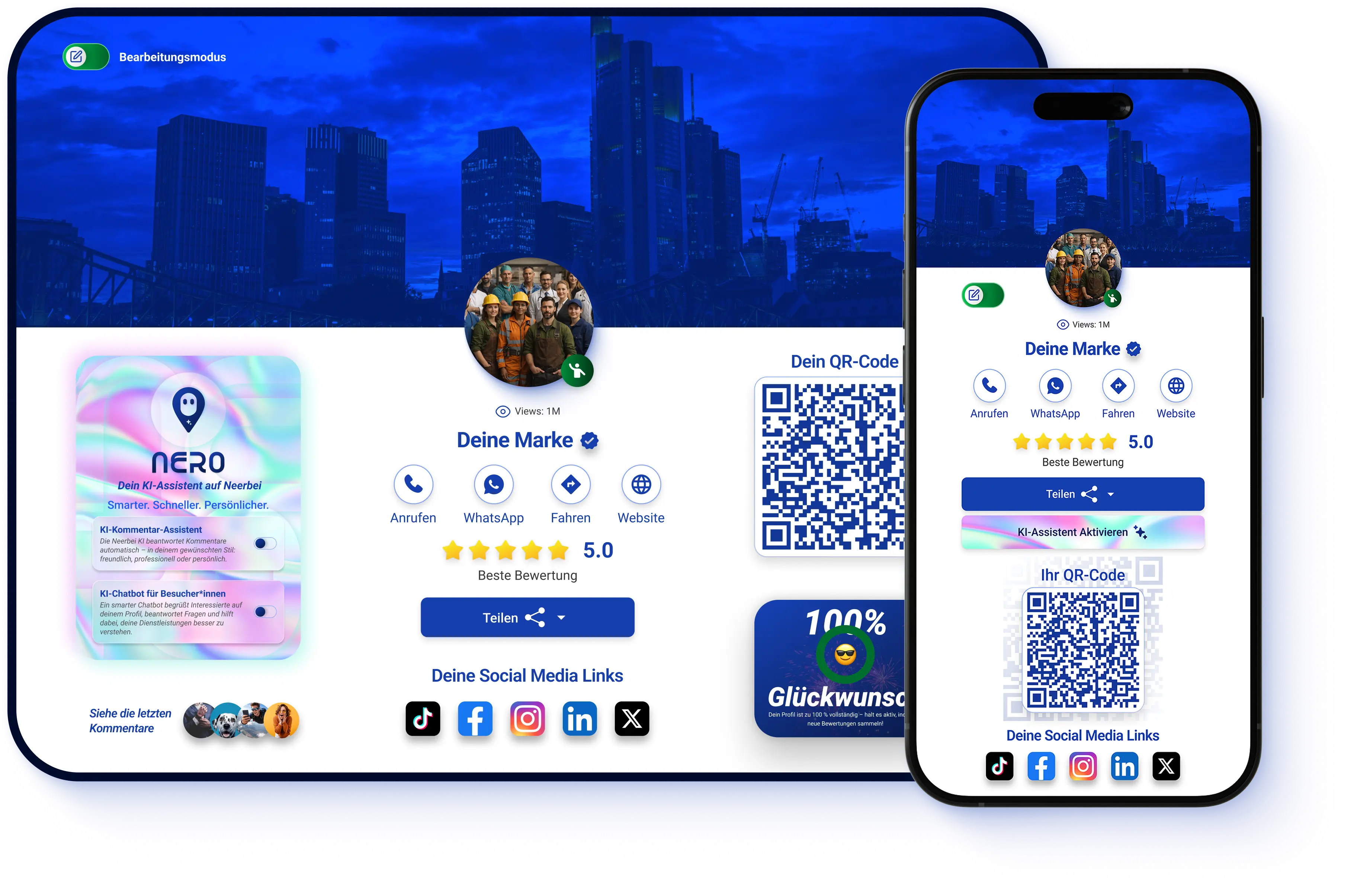 Neerbei Desktop View